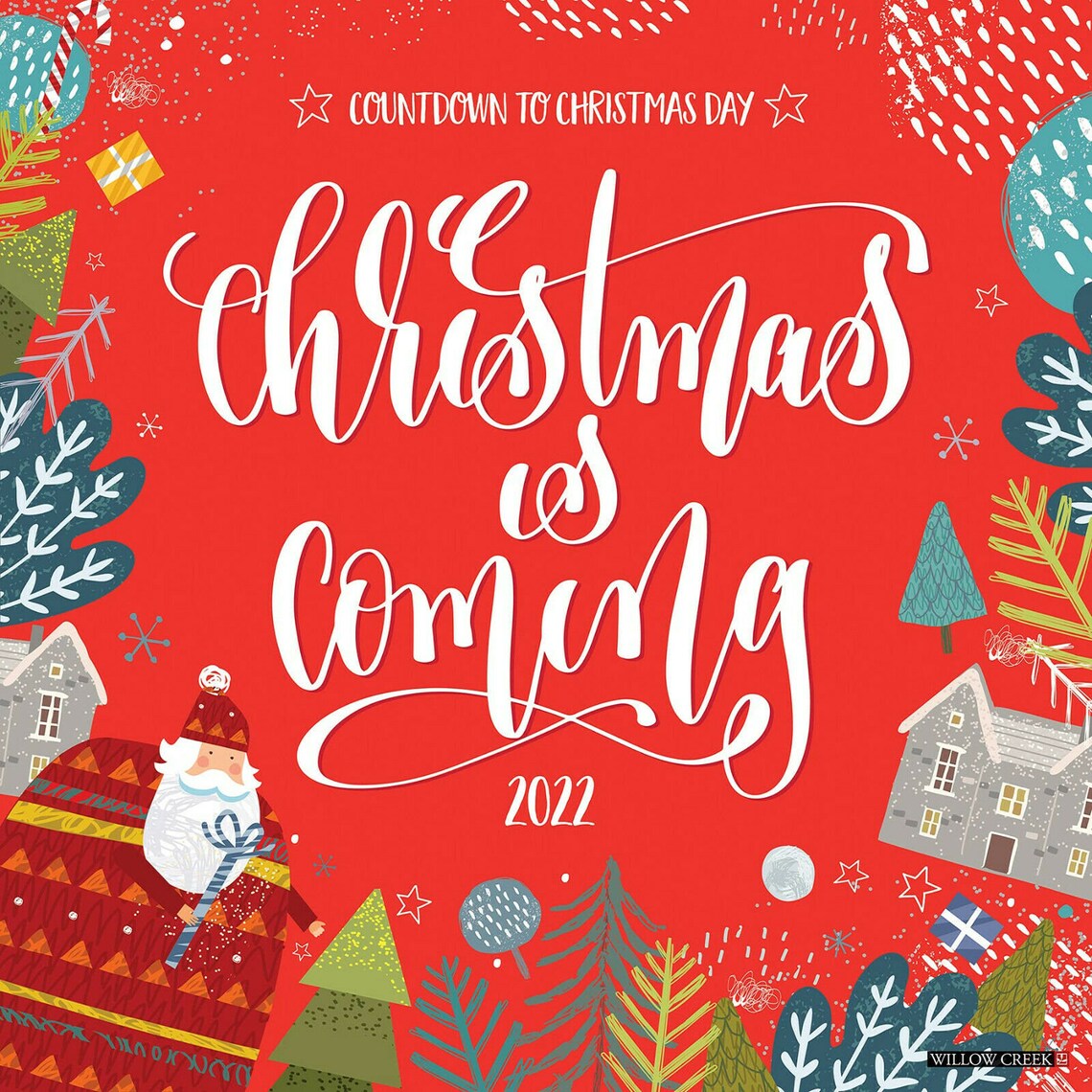 Ferienende Weihnachten 2022 Willow Creek Weihnachten kommt 2022 Wandkalender Etsy