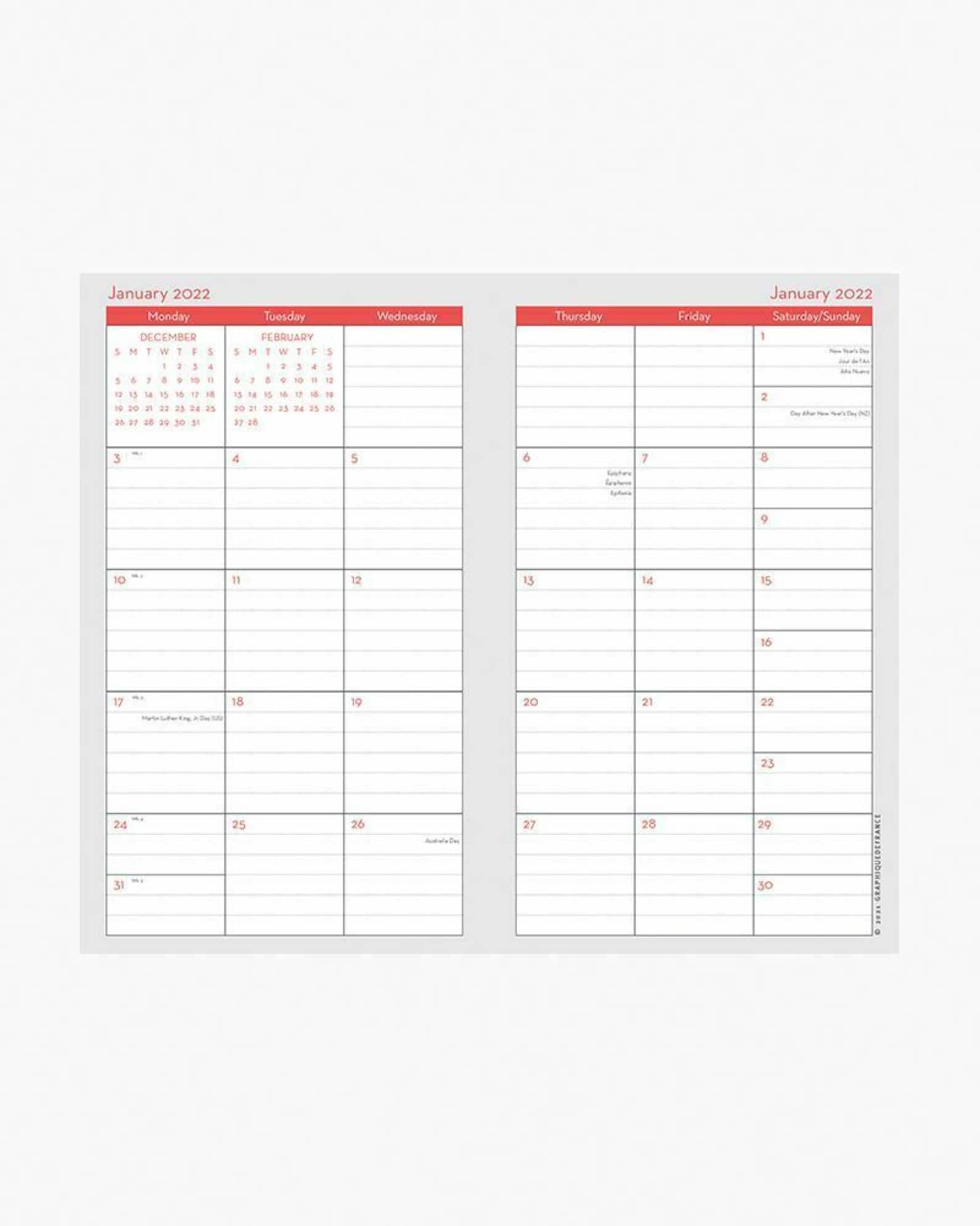 Graphique Island Paradise 2 Year Pocket Planner 2022 2023 Etsy