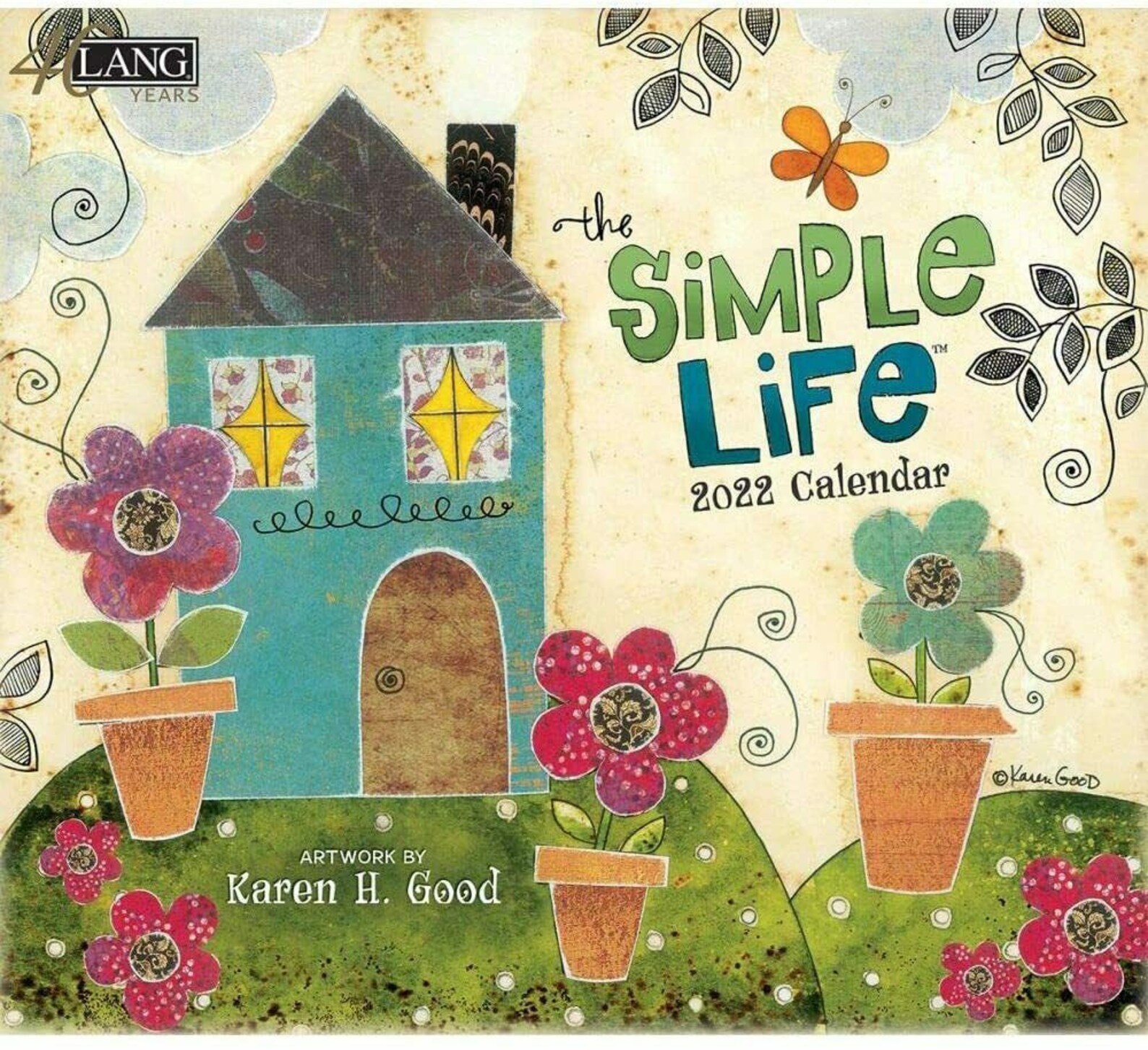 Lang Simple Life 2022 Wall Calendar Etsy