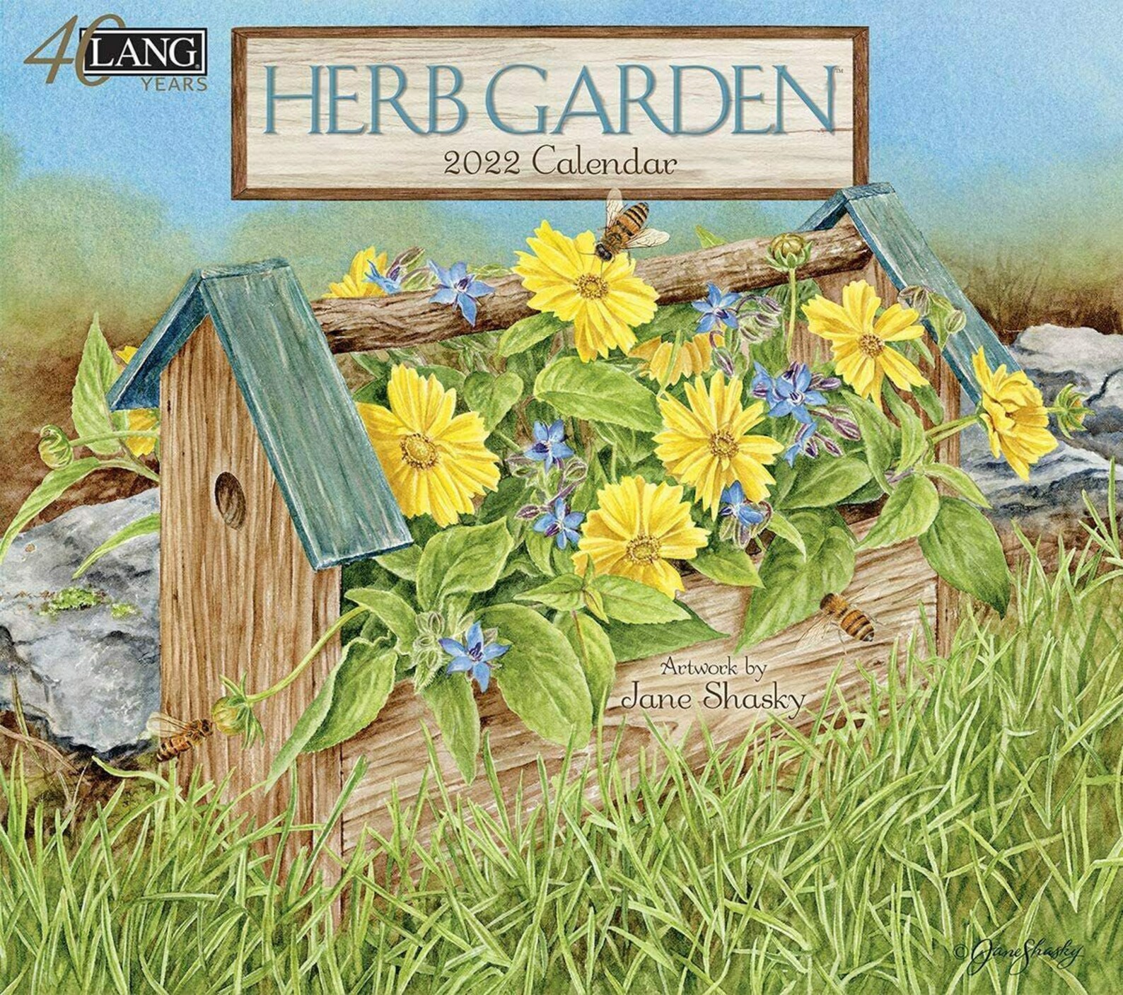 LANG HERB Garden 2022 Wall Calendar Etsy