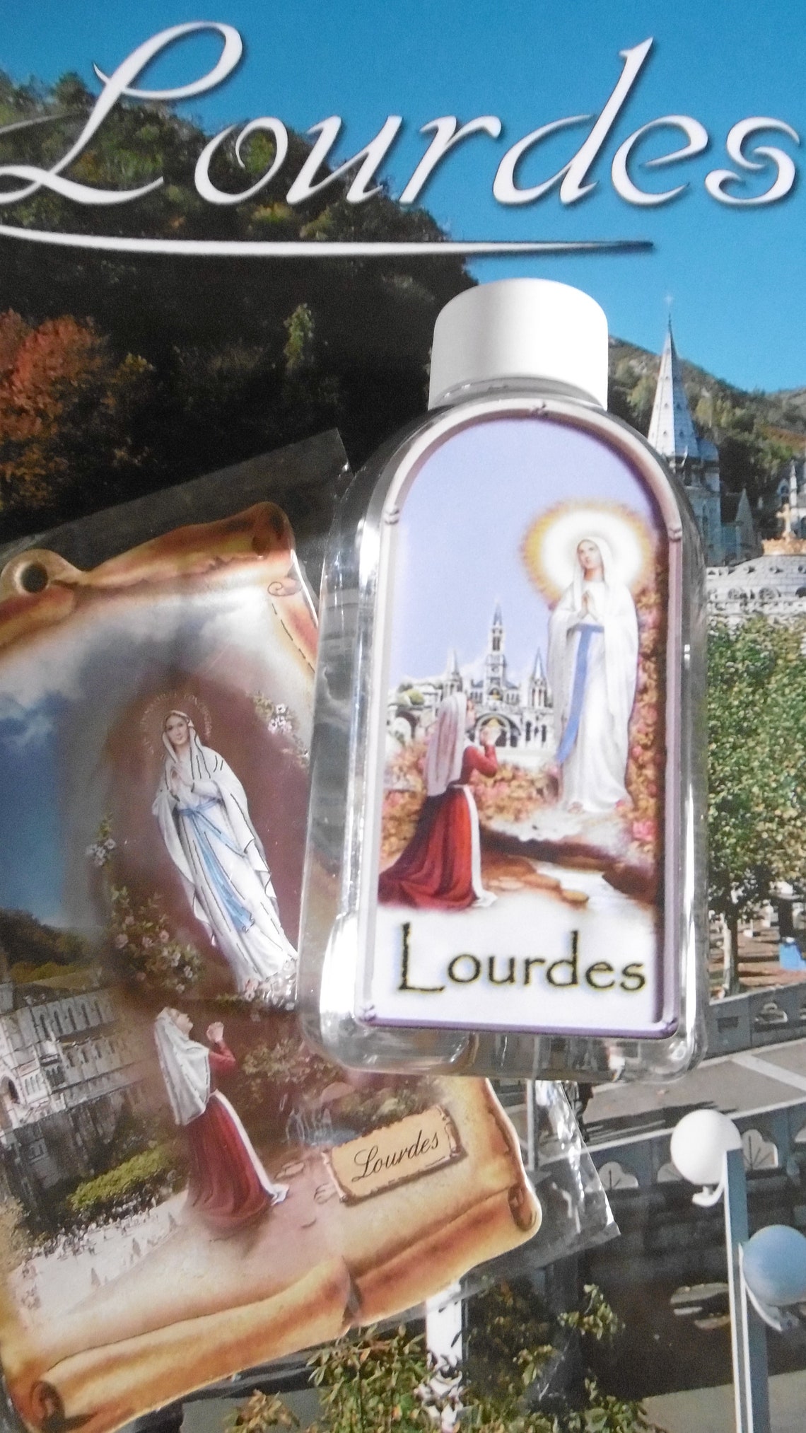 Lourdes Spring Water 200ml. With Lourdes Picture Water Etsy