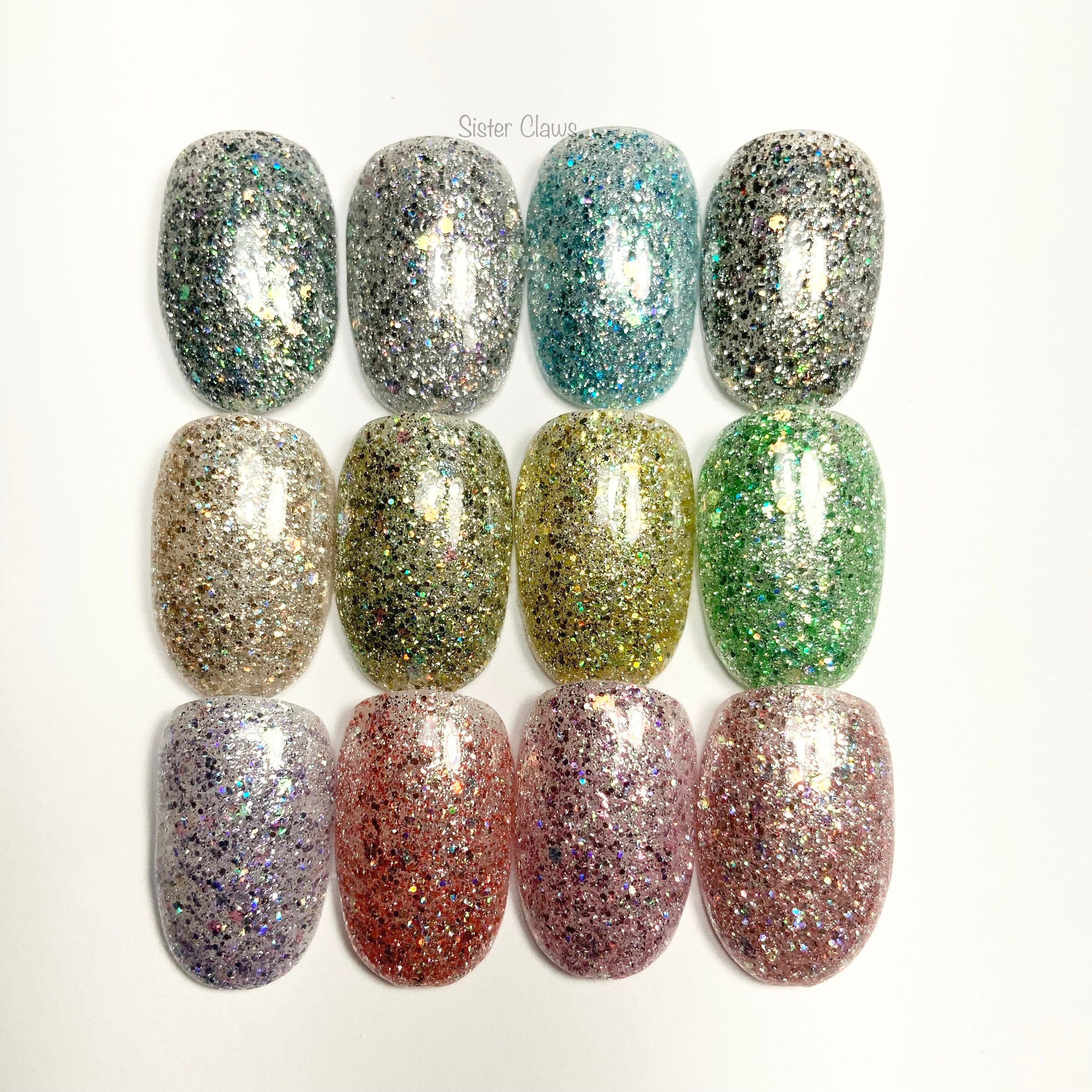 Press On NailsSparklesChoose From 12 Different SparksEveryday Nails