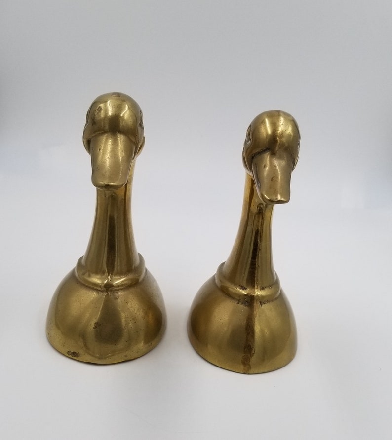 leonard solid brass duck bookends leonard solid brass duck bookends