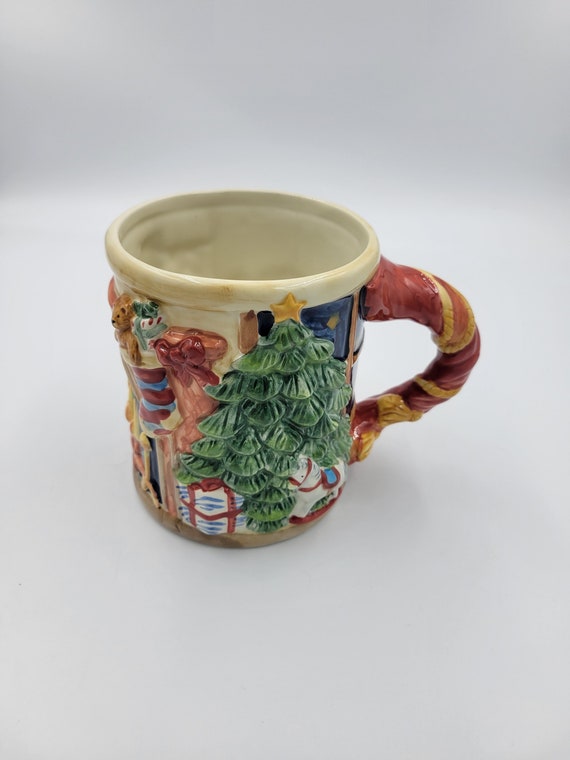 Certified International "Tis the Season" Holiday Ceramic Mug, Holds 20 fluid ounces, Designed by Susan Winget, Hand wash only