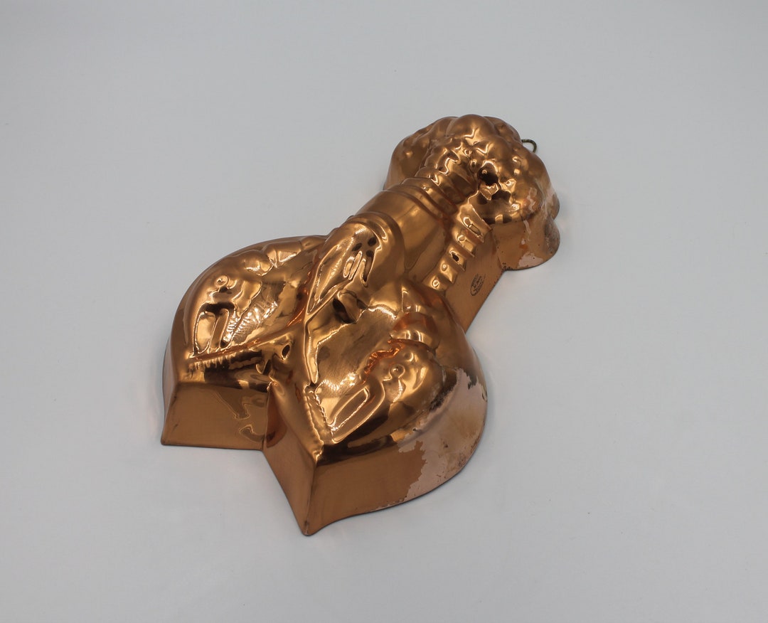Vintage Copral Copper on Tin Lobster Mold Jelly Mold Gelatin Etsy