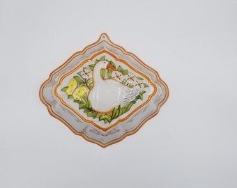 1986 Le Cordon Bleu Porcelain Molds, 6 Available, All Sold Separately, 8", The Franklin Mint, Jello Molds, Wall Artwork, Cottage Kitchen