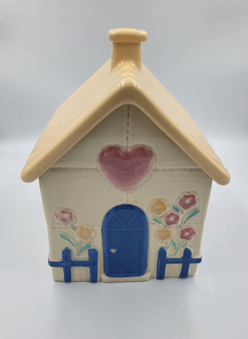 1987 Hallmark Treasure Craft Auntie Em Ceramic Cookie Jar, buy Quilted Cottage House