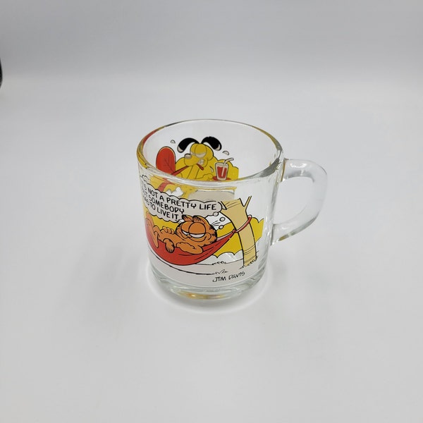 1978 Anchor Hocking Garfield by Jim Davis Coffee Mug, Made for McDonald's