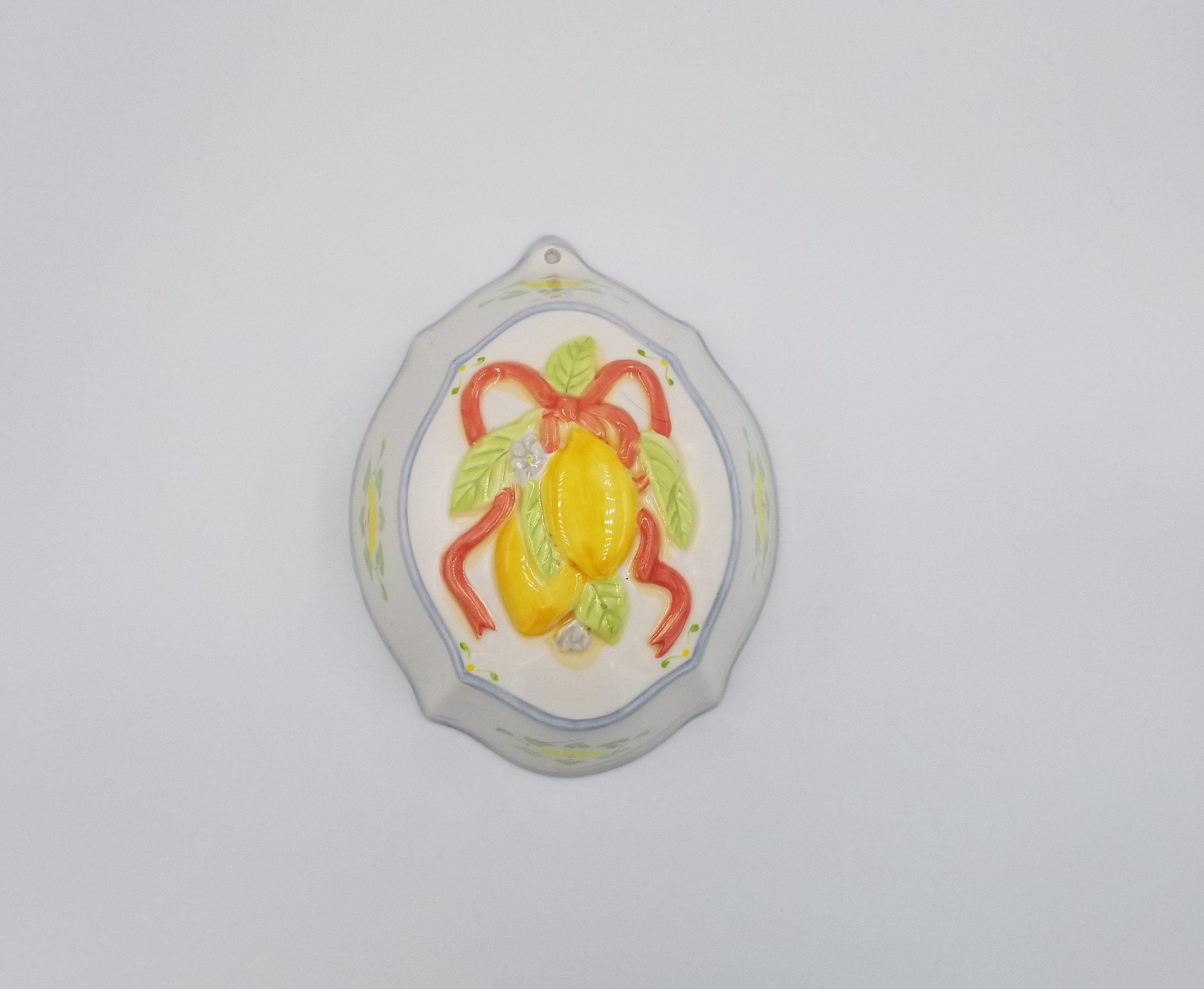 3 Vintage Ceramic Gelatin Molds Fruit and Floral Various Etsy