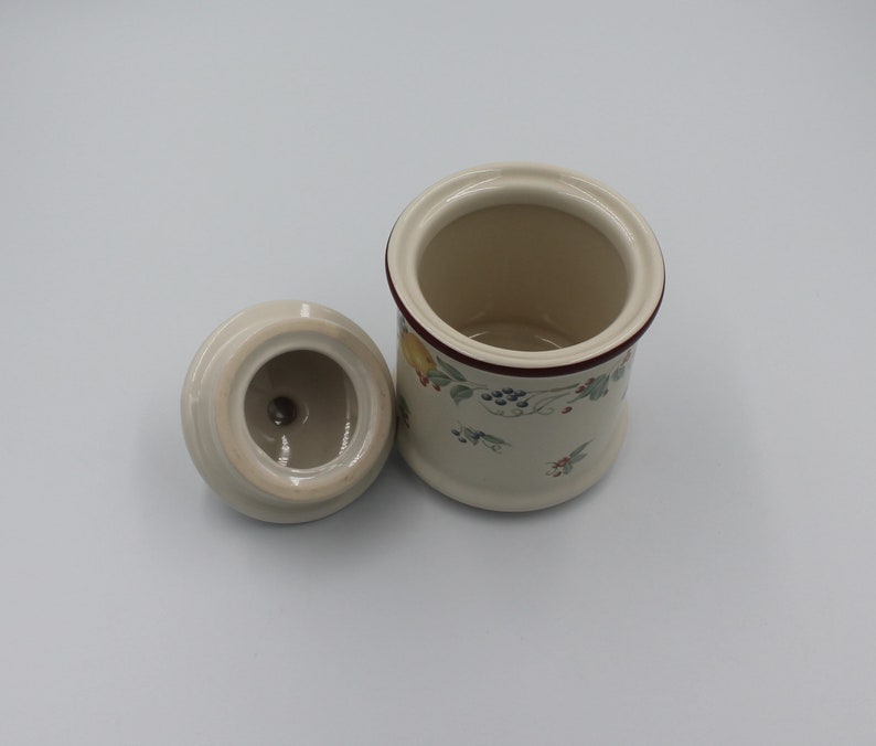 Vintage Corelle Abundance Fruit Canister Set by Jay Imports Etsy