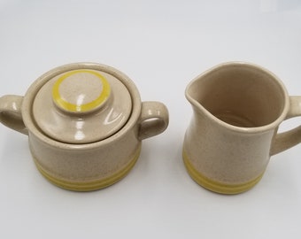 Vintage Kilncraft CARRACAS Sugar Bowl and Creamer,  International China, SY-6015, JAPAN