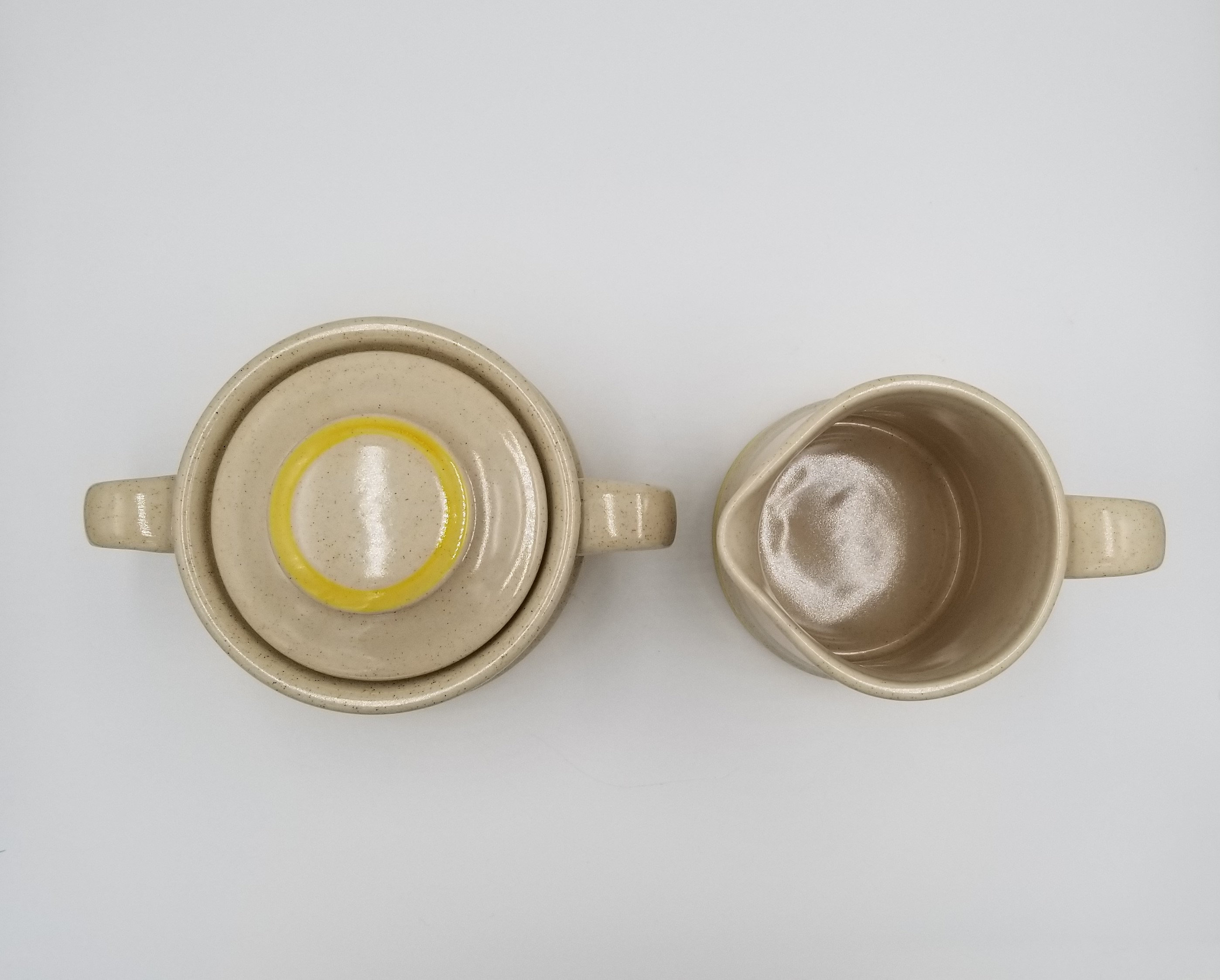 Vintage Kilncraft CARRACAS Sugar Bowl and Creamer