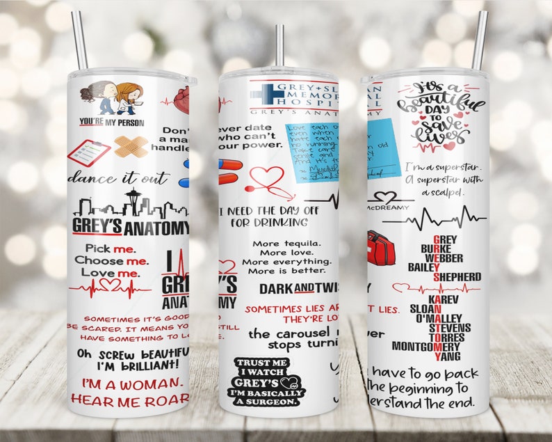 Greys Anatomy, PNG, Greys, Nurse, Grey Sloan, Quotes, Greys Quote,Mcdreamy, Full Page, Tumbler, Image Digital, Decal, Waterslide, PNG image 1