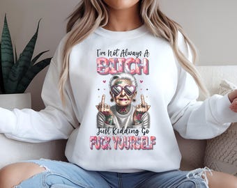 Grappige oma-teef, png, geestig sarcastisch ontwerp (digitale download)