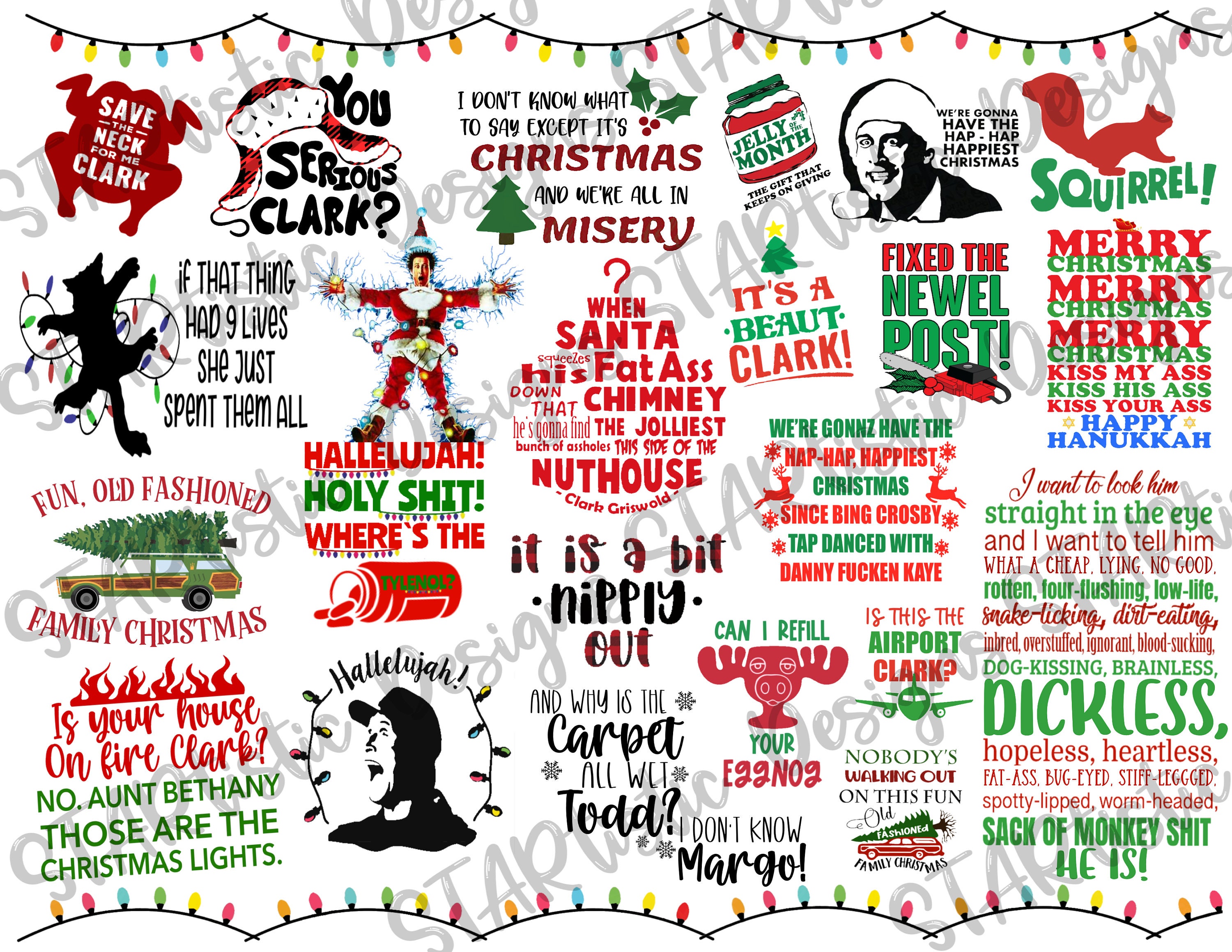 National Lampoon Christmas Christmas Vacation Clark Full Etsy