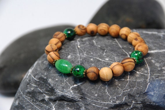 Wood Beaded Bracelet