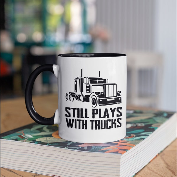 Funny Trucker Mug, Funny Truck Driver Coffee Mugs, Truckers Gift, Semi Truck, , Cadeaux, Tumbler Travel Mug Beer Can Holder Cooler