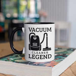Vacuum Cleaner Legend Coffee Mug, Travel Mug, Tumbler, Water Bottle, Beer Holder