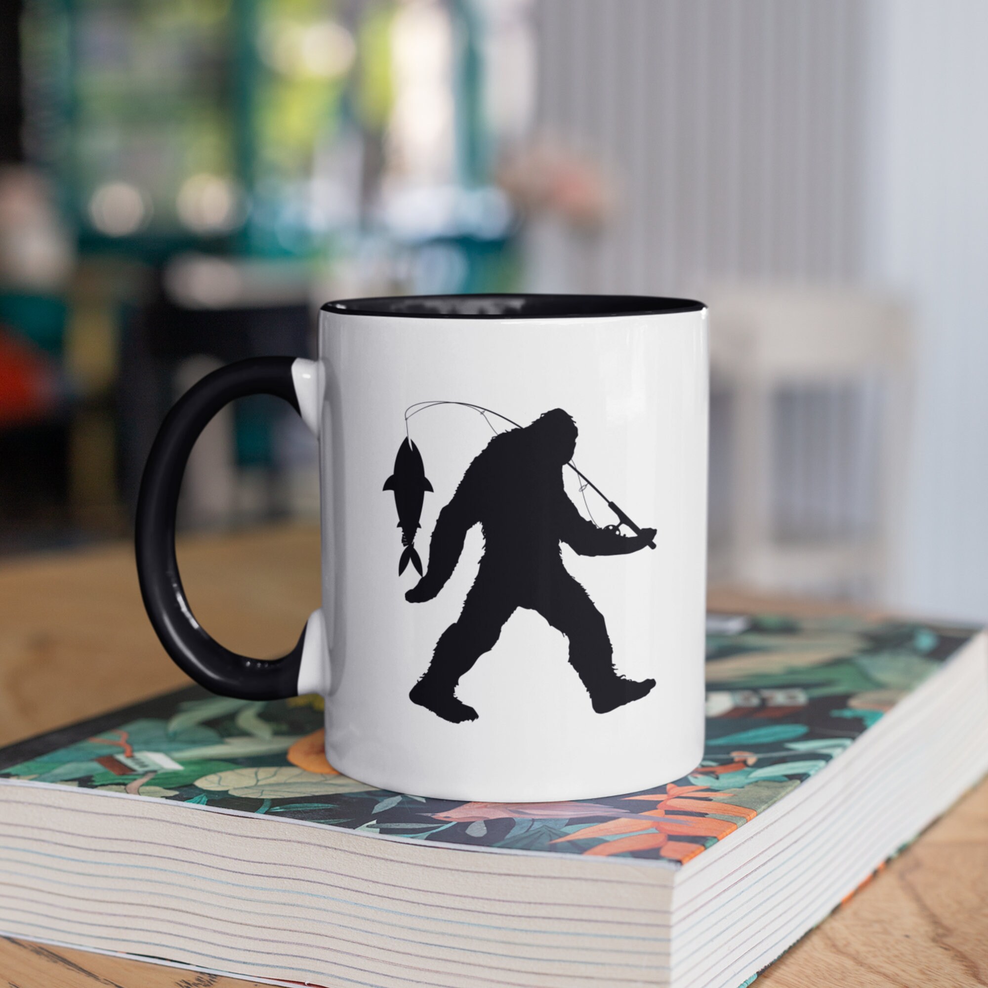 Sasquatch Research Team Funny Yeti Hunter Gag Gift Coffee Mug Tea Cup Camo