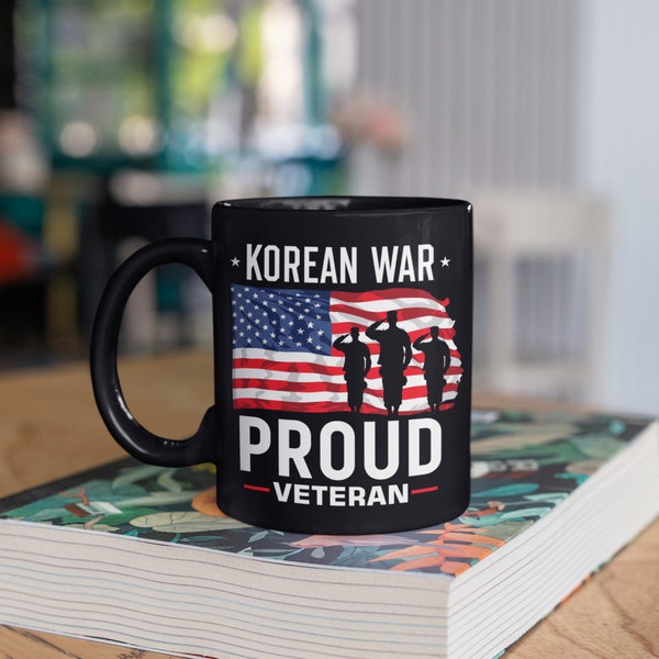 Korean War Veteran Mug, Veterans Day Coffee Mugs, Tumbler Travel Mug Beer Can Holder Cooler