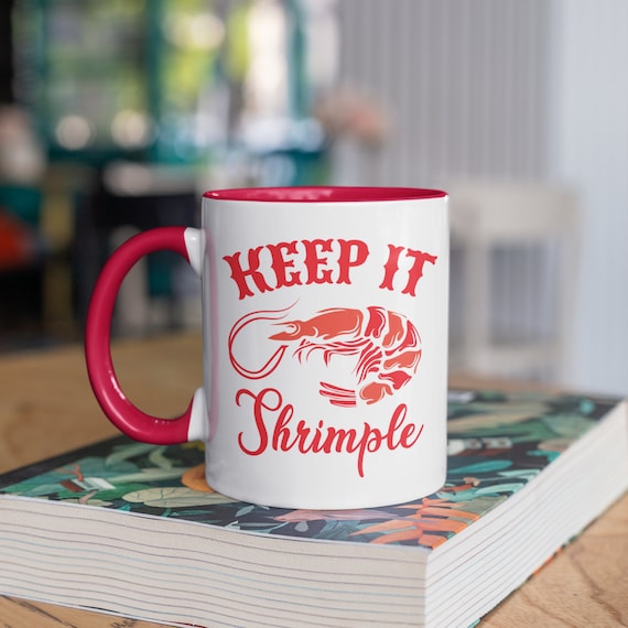 Funny Shrimp Mug, Seafood Pun Coffee Mugs, Shrimps Gift, Gifts,  Tumbler Travel Mug Beer Can Holder Cooler