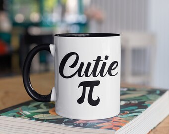Cutie Pi Day Mug, 3.14 Funny Math Teacher Meme Mugs, Cute Pi Day, Funny Teachers Appreciation Gift, Gifts,  Tumbler Travel Mug Can Holder
