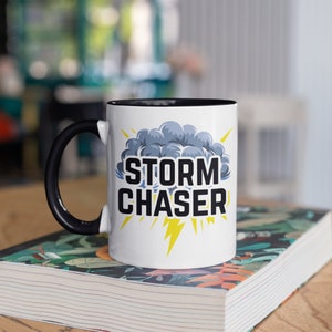 Storm Chaser Mug, Funny Weatherman Coffee Mugs, Tornado, Storm Chaser, Meteorology, Gifts for Meteorologists, Storm Clouds  Tumbler