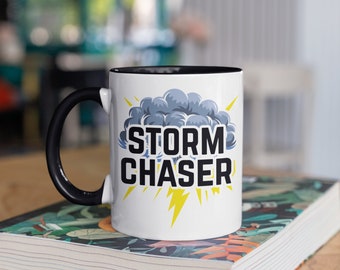 Storm Chaser Mug, Funny Weatherman Coffee Mugs, Tornado, Storm Chaser, Meteorology, Gifts for Meteorologists, Storm Clouds  Tumbler