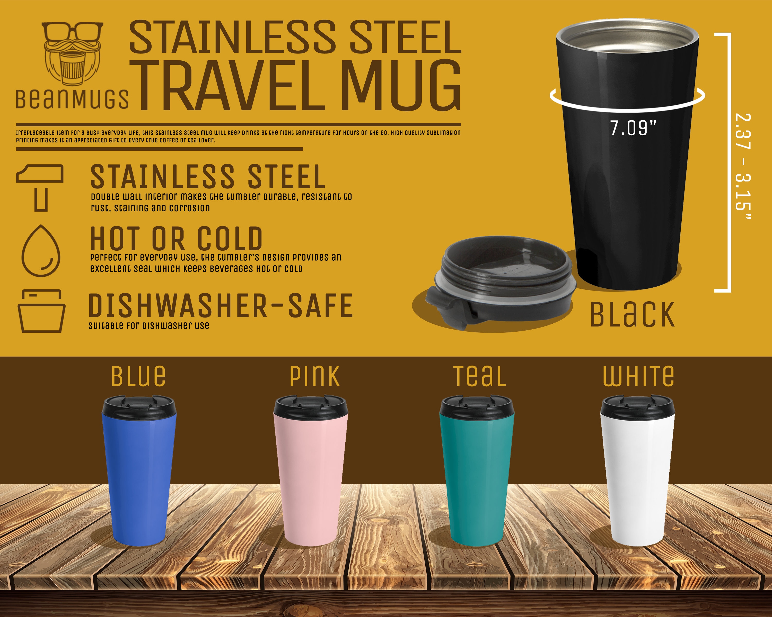 Tumbler Water Bottle Beer Can Holder Cooler Costa Rica Sloth Mug Costa