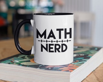 Math Nerd Mug, Funny Math Teacher Coffee Mugs, Mathematics Gift, Geometry, Algebra,  Tumbler Travel Mug Beer Can Holder Cooler