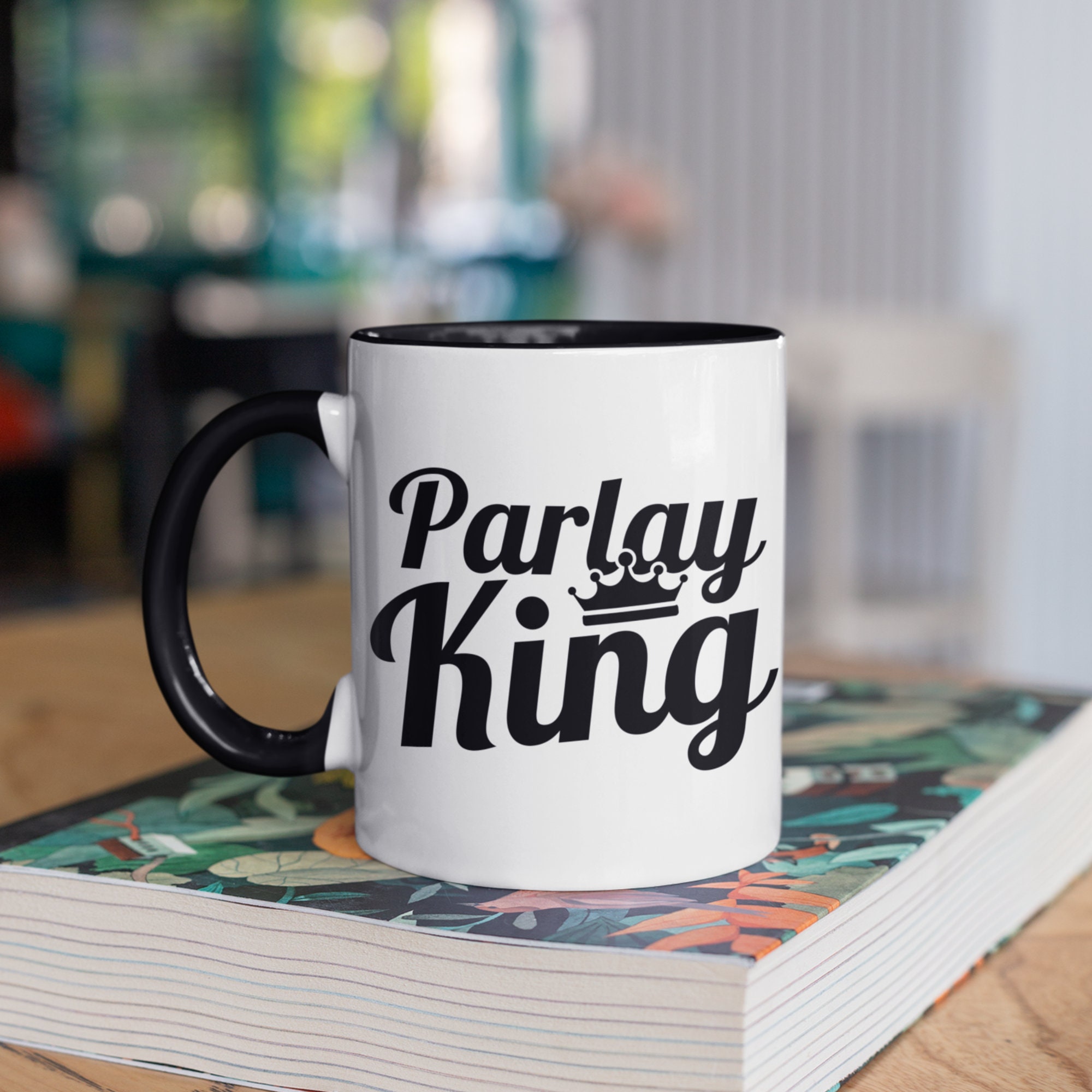 Parlay King Coffee Mug, Sports Gambler Mug, Gambling Travel Mug, Tumbler, Water Bottle, Beer Holder