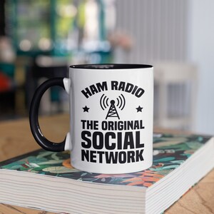 Ham Radio Operator Mug, Funny Original Social Network Mugs, Gifts For Radio Operators, Gift,  Tumbler Travel Mug Beer Can Holder Cooler