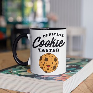 Official Cookie Taster Mug, Baker Cookies Coffee Mugs, Tumbler, Travel Mug, Beer Can Holder Cooler, Water Bottle