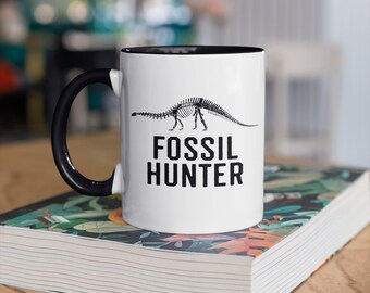 Fossil Hunter Mug, Fossils Coffee Mugs, Funny Dinosaur Fossils Gift, Archaeology, Archaeologist Gifts, Paleontology Gifts,  Tumbler