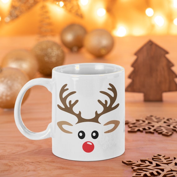 DIY Holiday Reindeer Mugs