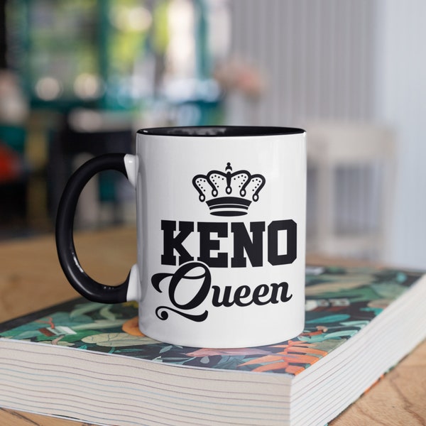 Keno Queen Coffee Mug, Travel Mug, Tumbler, Water Bottle, Beer Holder