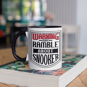 Snooker Mug, Snooker Coffee Mugs, Pool Player Tumbler, Travel Mug, Beer Can Holder Cooler, Water Bottle