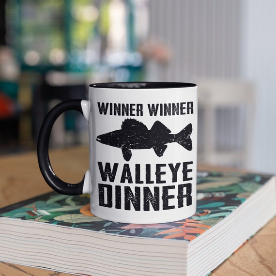 Walleye Mug, Funny Walleye Coffee Mugs, Tumbler, Fisherman