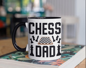 Chess Dad Mug, Chess Player Coffee Mugs, Fathers Day Gift, Gifts,  Tumbler Travel Mug Beer Can Holder Cooler