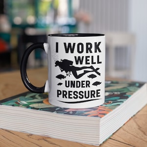 Funny Scuba Diver Mug, Scuba Diver Coffee Mugs, Cute Gift for Scuba Divers, Scuba Instructor Gifts,  Tumbler Travel Mug Can Holder