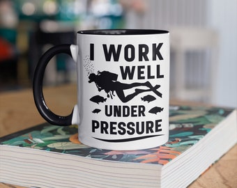 Funny Scuba Diver Mug, Scuba Diver Coffee Mugs, Cute Gift for Scuba Divers, Scuba Instructor Gifts,  Tumbler Travel Mug Can Holder