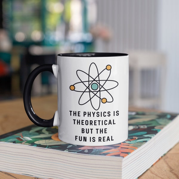 Physics Coffee Mug, Travel Tumbler, Water Bottle, Beer Holder, Science Enthusiast Drinkware