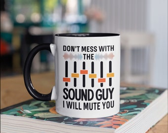 Funny Sound Guy Mug, Sound Engineer Coffee Mugs, Audio Engineer Recording Studio  Gift, Gifts,  Acoustics Tumbler Travel Mug Can Holder