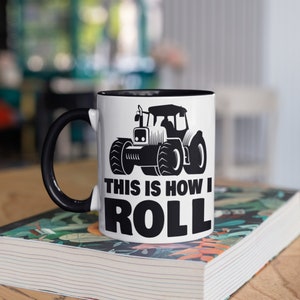 Tractor Mug, Funny Farmer Tractor Coffee Mugs, Housewarming Farm Gift, Gifts,  Tumbler Travel Mug Beer Can Holder Cooler