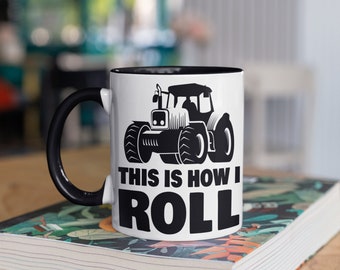 Keep Calm I'm A Farmer Travel Mug Can Personalise Farmer Farming Tractor Gift 