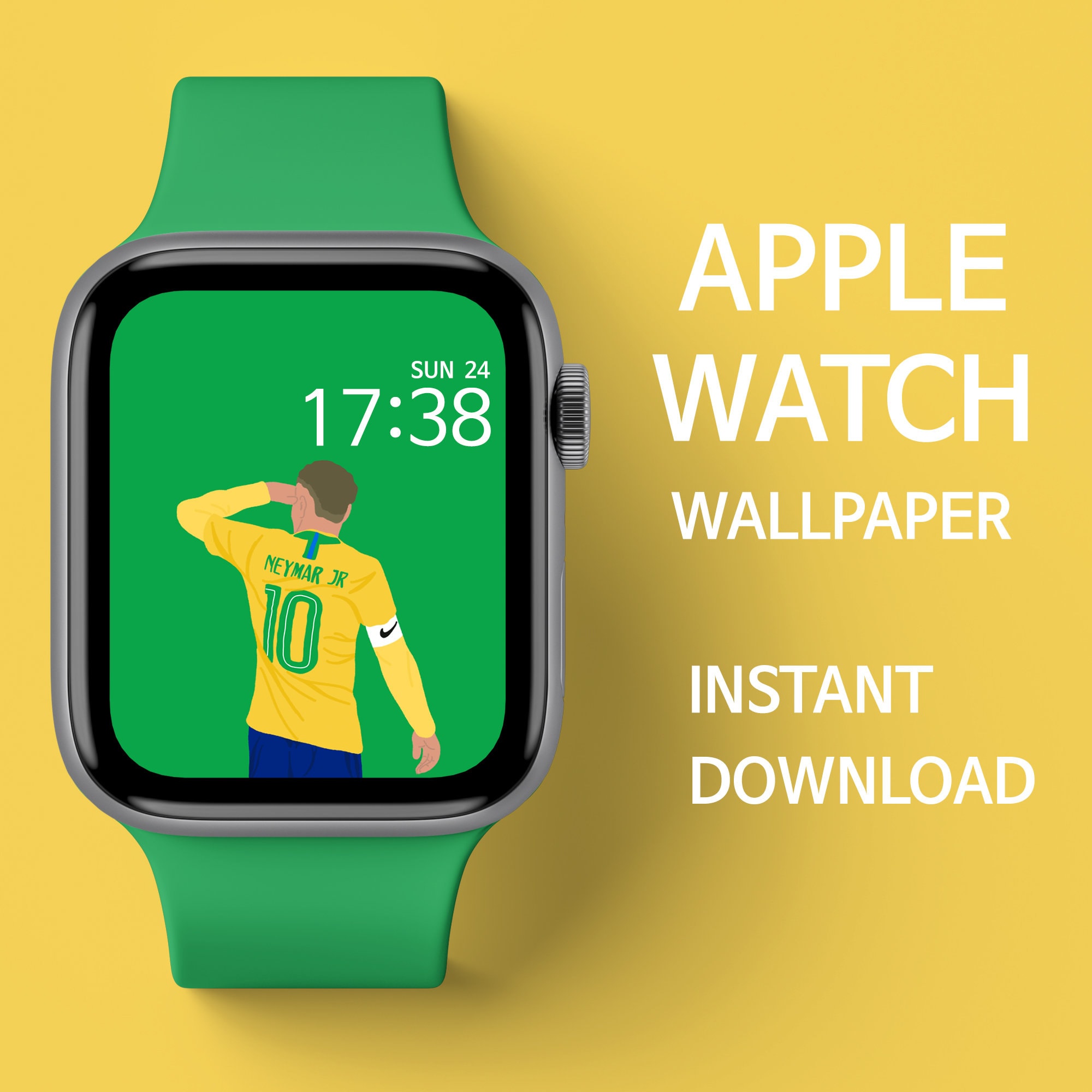 Neymar Apple Watch Wallpaper Smart Watch Background Apple - Etsy