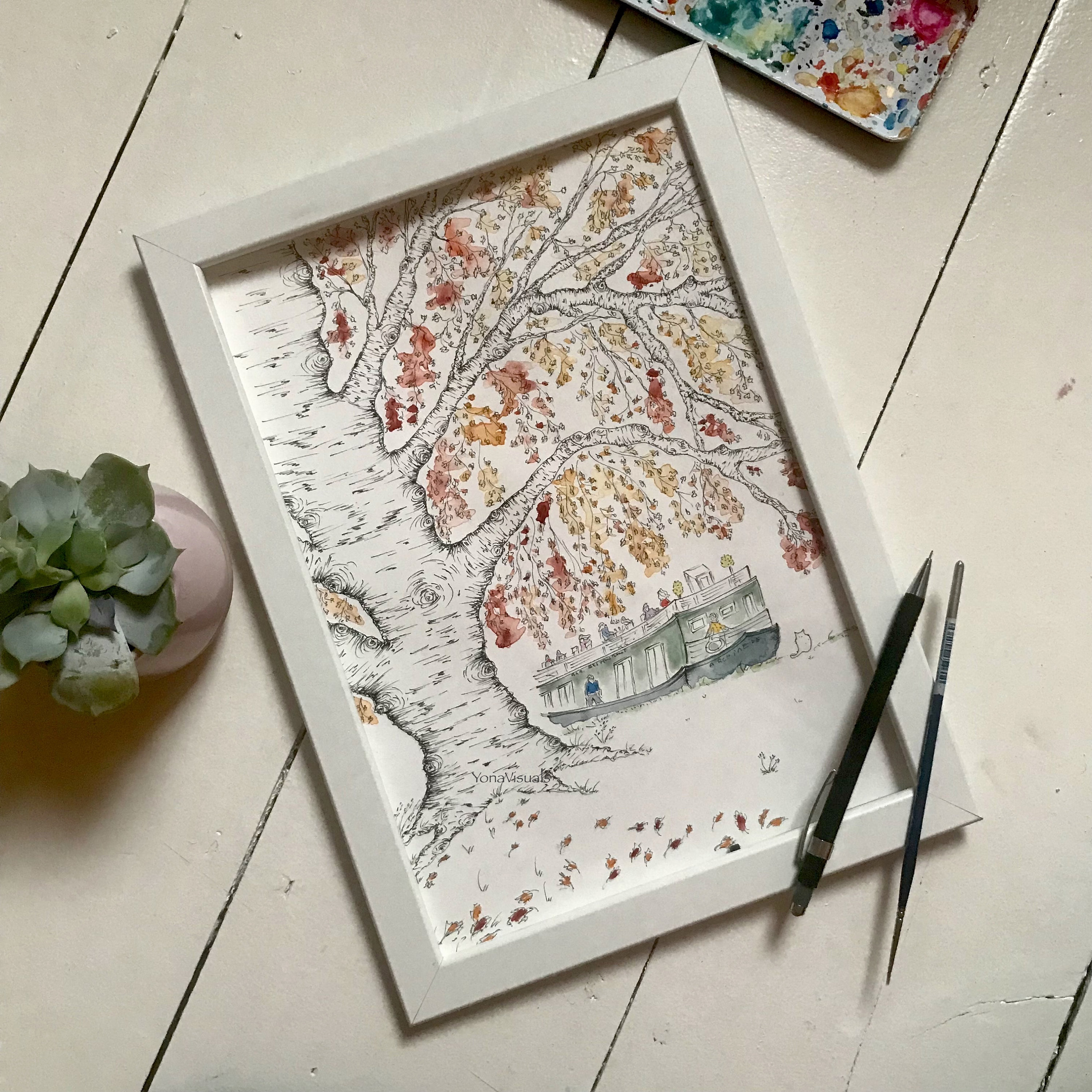 L'arbre d'adèle en Automne