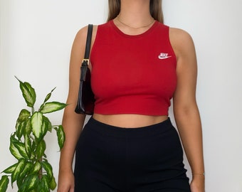 nike crop top set