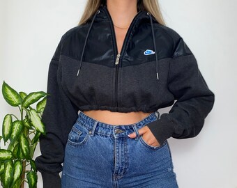 nike cropped pullover