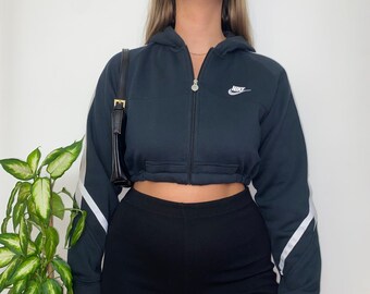 nike jacket crop top
